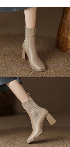 CHIKO Garbina Square Toe Block Heels Ankle Boots Block Heel Ankle Boots, Pretty Shoes, Heeled Ankle Boots, Boot Shoes Women, Heeled Boots, Block Heels, Rubber Sole, Fashion Shoes, Heel Height