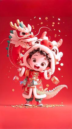 Chinese New Year Dragon, Dragon Ball Wallpapers, Chinese Dragon, Lunar New, Chinese New Year, Christmas Birthday, Dragon Ball, Halloween