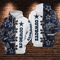 Shipping from the US. Easy 30 day return policy, 100% cotton, Double-needle neck, sleeves and hem; Roomy Unisex Fit. Dallas Cowboys Hoodie, Cow Hoodie, Cowboys Hoodie, Nfl Gifts, Dallas Cowboys Football, Cowboys Football, Trending Gifts, Football Fans, Zipper Hoodie