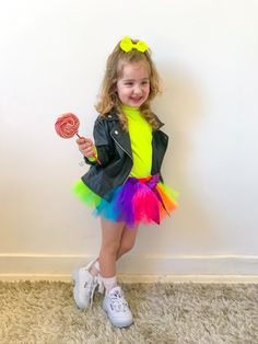 Neon Glow Dance Outfit, Glow Party Outfit Kids, 80s Toddler Outfit Ideas, Neon Party Ideas Ropa, Neon Day Spirit Week Outfit, Neon Dress Up Day School, Fiesta Neon Outfit, Glow Outfits Party Neon, Neon Spirit Day Outfit