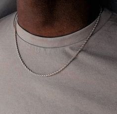 Gold Necklace Men, Chain Men Necklace, Male Accessories, Hot Necklaces, 18k Gold Chain, Gold Rope Chains, Gold Chains For Men