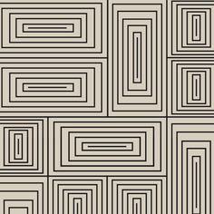 an abstract black and white pattern with lines in the center, on a gray background