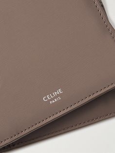 There's no easier way of showing your allegiance to Team CELINE HOMME than with one of the luxury house's simple yet stylish accessories. This billfold wallet is crafted from durable leather with plenty of slots to keep your notes, receipts and coins organised. Coin Organizer, Leather Billfold, Wallet For Men, Billfold Wallet, Printed Leather, Mr Porter, Stylish Accessories, Wallet Men, Logo Print