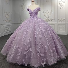 Luxury Formal Gowns, Birthday, Bridal, Quinceañera, Sweet 16 & More Purple Fitted Gown For Quinceanera, Fitted Purple Gown For Quinceanera, Quince Dresses Lilac, Purple Fitted Quinceanera Dress For Formal Occasions, Fitted Purple Quinceanera Dress For Prom Season, Fitted Purple Dress For Quinceanera, Purple Quinceanera Dress With Fitted Bodice, Lace Quinceanera Dress With Fitted Bodice, Fitted Floor-length Quinceanera Dress