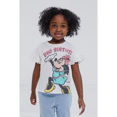 Get ready for a day filled with Disney magic in these adorable Mickey Mouse and Minnie Mouse family matching shirts! These soft and comfy tees feature vibrant and colorful artwork of your kids' favorite classic Disney characters with cute designs for Baby Brother, Baby Sister, Little Brother, Little Sister, Big Brother, and Big Sister! Featuring baby, toddler, and kids sizes so the whole family can join the Disney fun, these stylish matching outfits are perfect for family pictures, vacation, and Birthday Toddler Girl, Toddler Girl Halloween, Matching Family T Shirts, Classic Disney Characters, Toddler Girl Shorts, Family Outings, Everyday Adventures, Vacation Wear, Girls Fleece