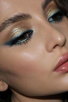 Mekap Mata, 20 Makeup, Smink Inspiration, Makijaż Smokey Eye, Dope Makeup, Gold Makeup, Full Face Makeup, Eye Makeup Art