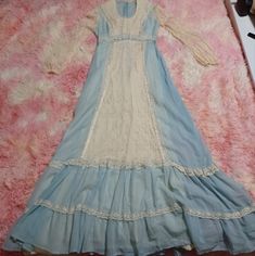 The Most Gorgeous Prairie Dress. Found This At A Thrift Shop I Volunteered For Years Ago, It Sadly Doesn't Fit Anymore. Around A Size 7 No Tags But Looks Closely To Other Gunne Sax Dresses, Definitely Seems From The 70s. Gunne Sax Tag For Exposure. Price Negotiable 70s Prairie Dress, 70s Prairie, Thrift Shop, Gunne Sax, Prairie Dress, Vintage Apparel, Thrift Shopping, The 70s, Dresser