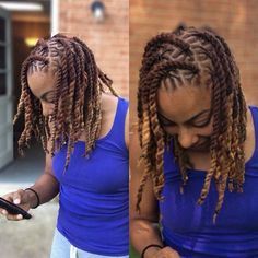 #locnation #locupdo #blackgirlsrock #blackgirlmagic #blackisbeautiful #twostrandtwist #locdcommunity #lo… | Locs hairstyles, Short locs hairstyles, Dreadlock styles Natural Black Dye, Colored Dreads, Sisterlocks Styles, Double Ponytail, Best Hair Color, Two Strand Twist