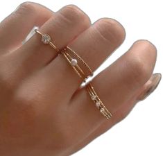 Dainty Gold Plated Diamond Ring, Dainty Cubic Zirconia Stackable Rings, Dainty Midi Rings With Diamond Accents, Dainty Stackable Cubic Zirconia Midi Rings, Stacker Rings, Soft Toothbrush, Gold Ring Stack, Rope Design, Gold Filled Jewelry