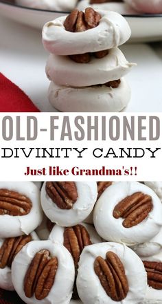 old - fashioned divinity candy just like grandma's is so easy to make