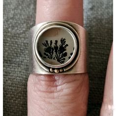 Gorgeous, Instagram Artist Made This. One Of A Kind Dendritic Agate Rings, 5 Rings, Dendritic Agate, Ring Color, Womens Jewelry Rings, Sterling Silver Ring, Silver Ring, Sterling Silver Rings, Agate