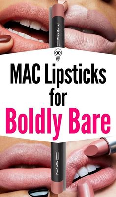 Mac Cream Cup Lipstick, Brown Mac Lipstick, Lipstick Combinations, Lip Liner Shades, Mac Boldly Bare, Lip Liner Drugstore, Lipstick Combos, Lip Combinations, Olive Skin Lipstick