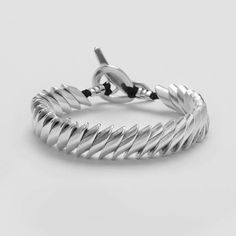 High Tide Bracelet – Jill Platner Modern Silver Braided Bracelets, Modern Silver Braided Bracelet, Modern Metal Braided Bracelets For Everyday, Modern Metal Braided Bracelet For Everyday, Modern Metal Braided Bracelet For Everyday Wear, Adjustable Silver Bracelets With A Modern Twist, Silver Minimalist Braided Bracelet With Adjustable Cord, Minimalist Silver Braided Bracelet With Adjustable Cord, Modern Everyday Bracelet With Adjustable Cord