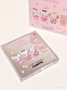 Kawaii Cosmetics, Eyelashes Box Hello Kitty, Kawaii Makeup Case, Hello Kitty Mirror Compact, Sanrio Makeup Brushes, Sanrio Makeup Compact, Get Money