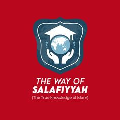 the way of salaffyah logo on a red background with an image of a globe