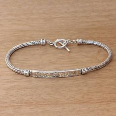 Hand Made Balinese 18k Sterling Silver Braided Bracelet - I'm a Star | NOVICA Silver Braided Bracelet, Silver Anklets Designs, Silver Bracelet Designs, Italian Gold Jewelry, Clean Gold Jewelry, Online Gold Jewellery, Handmade Gold Jewellery, Seni 3d, Jewelry Bracelets Gold