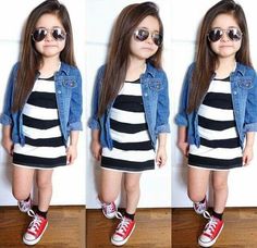 Kids Fashion Trends, Baby Dress Design, Fashion Children, Foto Baby, Toddler Girl Style, Girls Clothing Sets, Dresses Kids Girl