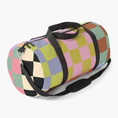 Get my art printed on awesome products. Support me at Redbubble #RBandME: https://www.redbubble.com/i/duffle-bag/Colorful-Checkerboard-by-Ayoub14/143837645.TZ9LO?asc=u Colorful Checkerboard