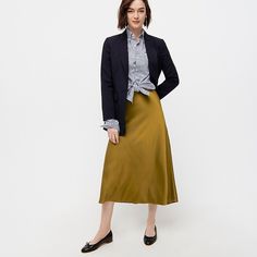 J.Crew: Pull-on Slip Skirt