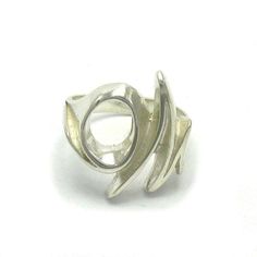 Stylish sterling silver ring,925/1000. Stamped 925.Approximate weight 6.0 grams. Top width 2.0 cm. All our jewels are made from solid sterling silver 925/1000 and are carefully crafted by hand in our family workshop. We dispatch your orders in 5 working days, worldwide and the postage is $5. We ship registered priority mail. Please allow 5-7 working days for delivery in Europe and 10-15 working days outside Europe. For any questions - please do not hesitate to contact me! Modernist Sterling Silver Wedding Rings, Sterling Silver Concave Ring Stamped 925, Modernist Oval Sterling Silver Ring, Sterling Silver Concave Dome Ring As Gift, Sterling Silver Open Dome Ring For Anniversary, Sterling Silver Concave Hallmarked Rings, Sterling Silver Concave Rings Hallmarked, Modernist Sterling Silver Open Ring, Unique Formal Sterling Silver Rings