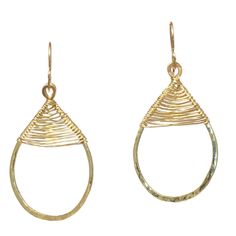 Hammered wired drops, about 1-1/2" long.   Available in 14k gold filled & sterling silver, 14k rose gold filled **We now offer LAYAWAY**Please read our policy section for more info - http://www.etsy.com/shop/CalicoJunoJewelry/policy Gold Teardrop Metal Wrap Earrings, Gold Teardrop Wrap Earrings, Rose Gold Hammered Teardrop Jewelry, Modern Teardrop Wire Wrapped Jewelry, Modern Wire Wrapped Teardrop Jewelry, Nickel-free 14k Gold Filled Teardrop Earrings, Gold Teardrop Sterling Silver Earrings, Handmade Teardrop 14k Gold Hoop Earrings, Gold Teardrop Pendant Earrings In Sterling Silver