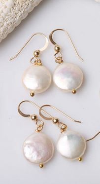 Nice Earrings, Coin Pearl Earrings, Bridesmaids Earrings, Pink Pearls, Coin Pearls, Earrings Inspiration, Jewelry Sterling Silver, Top Drawer, Simple Elegant