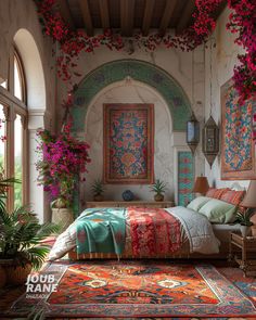 Turn your bedroom into a colorful boho oasis with intricate patterns and vibrant textiles. Perfect for a refreshing home bedroom update and unique bedroom ideas. 🌿🌼 #RegionalNest #BedroomIdeas #HomeBedroomRefresh Rajasthani Bedroom Interior, Indian Decor Bedroom, Middle Eastern Bedroom, India Inspired Bedroom, Exotic Bedrooms, Turkish Bedroom, Moroccan Inspired Bedroom, Indian Bedroom Design, Unique Bedroom Ideas