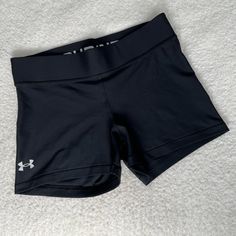 Under Armour Spandex Athletic Shorts In Black Never Worn, Tags Cut Out Original Size Medium Or Large, Measurements Below: Waist 15” Unstretched Inseam 3” Rise 9” Under Armour Stretch Athletic Shorts For Gym, Under Armour Stretch Gym Shorts, Under Armour Black Stretch Athletic Shorts, Black Stretch Athletic Shorts By Under Armour, Under Armour Fitted Shorts With Built-in Liner, Under Armour Fitted Workout Shorts, Under Armour Stretch Athleisure Shorts, Under Armour Stretch Activewear Shorts, Fitted Under Armour Athletic Shorts For Workout