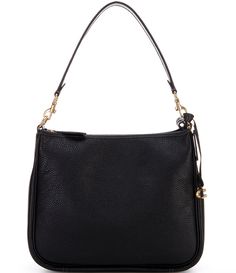 From COACH&#x2C; the Cary Pebbled Leather Shoulder Bag features:Soft pebble leatherZip-top closureFabric liningInside snap and multifunction pocketsOutside zip pocketDetachable handleDetachable strap for shoulder or crossbody wearApprox. 13.25" L x 10.75" H x 5" W bag; 9" handle drop; 21.5" strap dropImported. Coach Pebbled Leather Shoulder Bag With Detachable Strap, Elegant Shoulder Bag With Pebbled Texture, Elegant Pebbled Texture Shoulder Bag For Formal Occasions, Luxury Shoulder Bag With Pebbled Texture For Daily Use, Formal Crossbody Shoulder Bag With Pebbled Texture, Chic Formal Shoulder Bag With Pebbled Texture, Chic Formal Bag With Pebbled Texture, Leather Top Handle Shoulder Bag With Pebbled Texture, Leather Shoulder Bag With Pebbled Texture And Top Handle