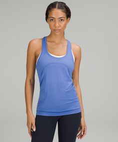 Swiftly Tech Racerback Tank Top 2.0 | Women's Sleeveless & Tank Tops | lululemon Lululemon Sports Tops With Light Support, Lululemon Tops With Light Support For Sports, Sporty Tank Top For Sports, Sporty Tank Top For Workout, Lululemon Casual Racerback Tank Top, Breathable Mesh Racerback Activewear For Light Exercise, Lululemon Moisture-wicking Activewear For Running, Lululemon Sleeveless Athleisure Tops, Lululemon Technical Activewear For Sports