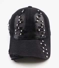 Black Crystal Embellished Cap | S.Coups - Seventeen Black One Size Black Adjustable Embellished Hats, Black Snapback Baseball Cap For Party, Black Casual Baseball Cap For Parties, Casual Black Baseball Cap For Party, Seventeen White, Deity Clothes, Coups Seventeen, Meme Shirts, Fashion Chingu