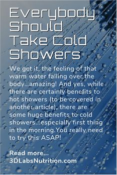 DO YOU...do cold? If not, do you know what you are missing?  Relax, we aren't telling you that you need to forget or forgo warm water. We are simply saying, 10-15 seconds of cold water, at the end of your shower, in the morning, has some tremendous benefits that we are certain you will want to take advantage of.  And, just so you know, this one little tip can, and most likely will, have a huge impact on the start to your day and your productivity. You've been warned!  #coldshowers #fitness #medi Hot Or Cold Showers, Cold Vs Hot Showers, What Is Better Hot Or Cold Showers, Cold Shower Vs Hot Shower Benefits, Benefits Of Showering With Cold Water, Fruit Recipes Healthy