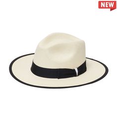 MARCH is an essential accessory for the stylish traveler. Crafted from genuine Panama straw and detailed with a genuine leather band, decorative ribbon, and strap, this 3.25 inch brim hat is designed to offer maximum sun protection when exploring the world. Part of the premium Austral Panama Collection, MARCH is the perfect hat for stylish, outdoor adventures. Luxury Fedora Straw Hat For The Beach, Luxury Fedora Straw Hat For Beach, Luxury Short Brim Straw Hat For The Beach, Luxury Short Brim Straw Hat For Beach, Luxury Straw Hat With Short Brim For Beach, Luxury Wide Brim Fedora For The Beach, Luxury Wide Brim Fedora For Beach, Luxury Curved Brim Sun Hat For Beach, Luxury Curved Brim Fedora For The Beach