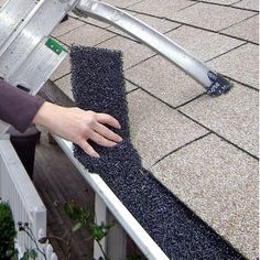 GutterFoam Original Foam K Style (5-in x 4-ft) Gutter Guard in the Gutter Parts & Accessories department at Lowes.com Gutter Screens, Gutter Protection, K Style, Gutter Cleaning, Gutter Guard, Casa Exterior, Cleaning Gutters, Diy Home Repair, Home Repairs