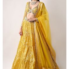 Reposhing This Item I Purchased From @Lizamariekahn. Loved It, But Ready To Rotate For Something New. Questions? Leave A Comment Below! Dresses Yellow, Embroidered Lehenga, Yellow Dress, Gold Yellow, Something New, Lehenga, Hand Embroidered, Pop Up, Wedding Dresses