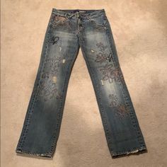 The Details On These Jeans Are Amazingly Embroidered. So Exquisite!! Low Rise. Extremely Flattering To Your Curves. Made In Italy!! Miss Sixty Jeans, Miss Sixty, Low Rise Jeans, Jeans Color, Colored Jeans, The Details, Jeans And Boots, Boot Cut, Low Rise