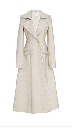 Coats For Women Classy, Elegant Outfit Classy, Lapel Coat, Long Coat Women, Rosie Assoulin, White Coat, Fashion Design Clothes, Classy Dress