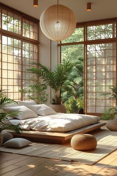 Japandi Bedroom Ideas, Japandi Bedroom, Japandi Interiors, Modern Luxury Bedroom, Japanese Interior, Stylish Bedroom