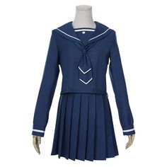 Blue Long Sleeve Cosplay Costume For Events, Blue Long Sleeve Cosplay Costume For Costume Party, Blue Long Sleeve Costume For Cosplay Events, Blue Long Sleeve Costumes For Cosplay Events, Blue Long Sleeve Fitted Cosplay Costume, Blue Long Sleeve Cosplay Costume, Hot Costume, Suit Cosplay, Sailor Suit