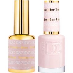 DND DC Duo Gel - #087 Rose Powder / Soak-Off Gel Polish 0.5 oz. + Nail Lacquer 0.5 oz. Nail Routine, Spa Prices, Dnd Gel Polish, Soak Off Gel, Manicure At Home, Elegant Nails, High Gloss Finish, Nail Lacquer, Classic Elegance