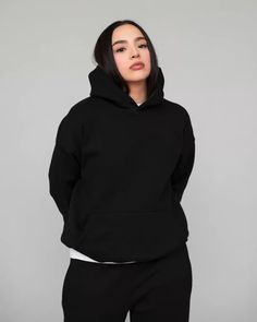 Black Hoodie Photoshoot, Black Hoodie Outfit Women, Mens Black Hoodie, Fire Hoodie, Breathable Clothes