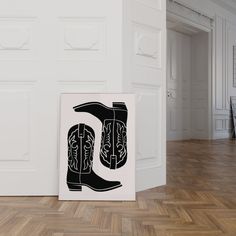 Elevate your space with the black cowboy boots print. Transform your room into a sunny, retro, and trendy space. This stylish wall art can complement any room, be it your bedroom, living room, or hallway. What you receive: You will receive 5 high resolution files (300 dpi) in 5 different sizes: * 3:4 ratio * 4:5 ratio * 2:3 ratio * 11:14 ratio * ISO (A1-A5) How to print: * Print at home * At your local store * Or online print services Important informations about your purchase: * By making this Preppy Cowgirl Room, Cowgirl Room Decor, Cowboy Boots Print, Preppy Cowgirl, Cowgirl Room, Boots Print, White Cowboy Boots, Black Cowboy Boots, Black Cowboy