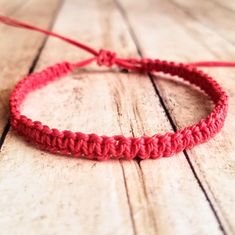 Plain Knotted Bracelet Made With Red Cording. Adjustable To Fit Most Wrist Sizes:) Casual Red Braided Bracelet, Handmade Red Casual Friendship Bracelets, Casual Red Handmade Friendship Bracelets, Knotted Bracelet, Bracelet Knots, Womens Jewelry Bracelets, Bracelet Making, Lady In Red, Women Jewelry