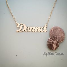 Customized 14k Rose Gold Name Necklace, Personalized White Gold Nameplate Necklace, Custom Gold Necklace For Personalized Gift, Customized Gold Necklace For Personalized Gift, Custom Name Rose Gold Necklace For Personalized Gift, Customizable Nameplate Necklace In White Gold, Custom 14k Gold Nameplate Necklace, Customizable White Gold Nameplate Necklace, Engraved White Gold Nameplate Necklace