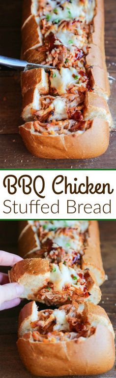 this is the best bbq chicken stuffed bread recipe