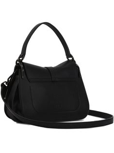 100% Cow Leather Lining:, 80% Polyamide, 50% Polyurethane Chic Flap Shoulder Bag With Detachable Handle, Chic Saddle Bag With Removable Pouch And Flap, Chic Bags With Detachable Handle And Flap, Soft Leather Flap Bag For Evening, Chic Leather Bag With Flap, Chic Leather Flap Satchel, Chic Crossbody Hobo Bag With Magnetic Closure, Chic Soft Leather Satchel With Flap, Mini Top Handle Bag