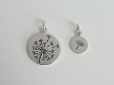 Sterling silver dandelion charms SIZE: 15mm and 8mm You can pick how many sets of charms you want to order. It's 0.925 sterling silver. Please contact me if you need a different quantity. Thanks for looking! Sterling Silver Round Charms For Mother's Day, Hypoallergenic Sterling Silver Round Charms, Mother And Daughter, Gold Filled Jewelry, Pendant Set, Jump Rings, Dandelion, Accessory Gift, Charms