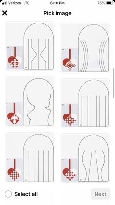 an iphone screen showing the instructions for how to cut and sew hair with scissors