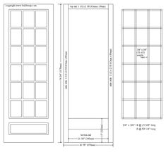 the size and width of an open window with measurements for each section, including two sides