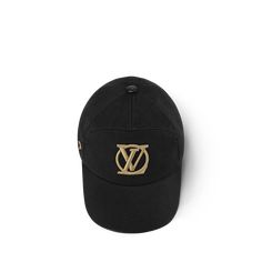 LOUIS VUITTON® - Lv City Cap - Black Designer Adjustable Black Baseball Cap, Designer Black Baseball Cap With Curved Brim, Designer Black Baseball Cap, Designer Black Baseball Cap With Flat Brim, Luxury Black Adjustable Hats, Designer Black Cap, Luxury Adjustable Baseball Cap With Short Brim, Luxury Adjustable Baseball Cap With Curved Visor, Luxury Black Cap